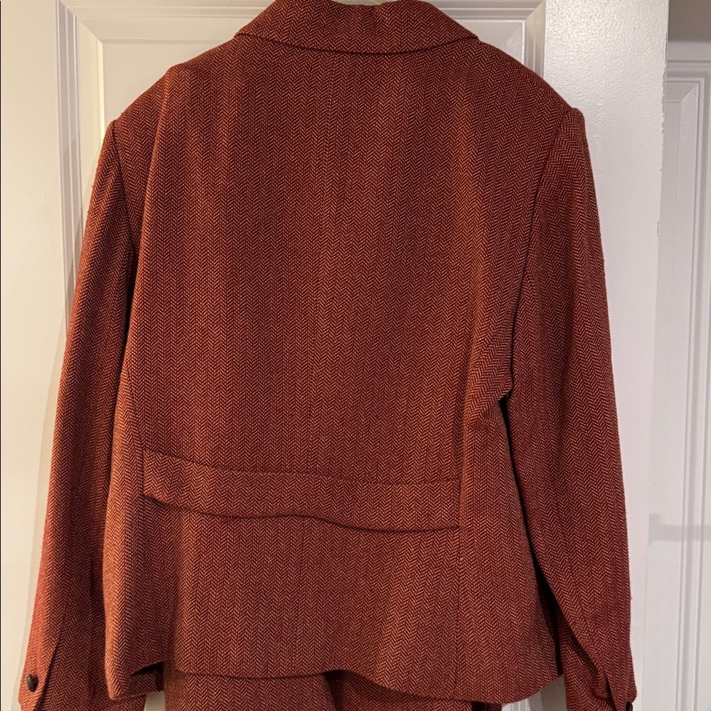 Kasper Rust Double-Breasted Jacket - image 4